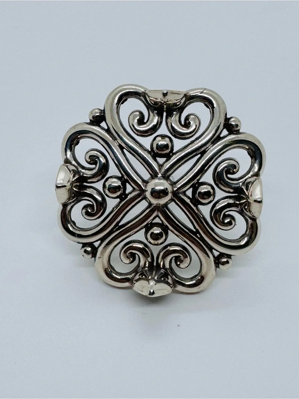 Brighton Alcazar Silver Plated Ring Holder Dish